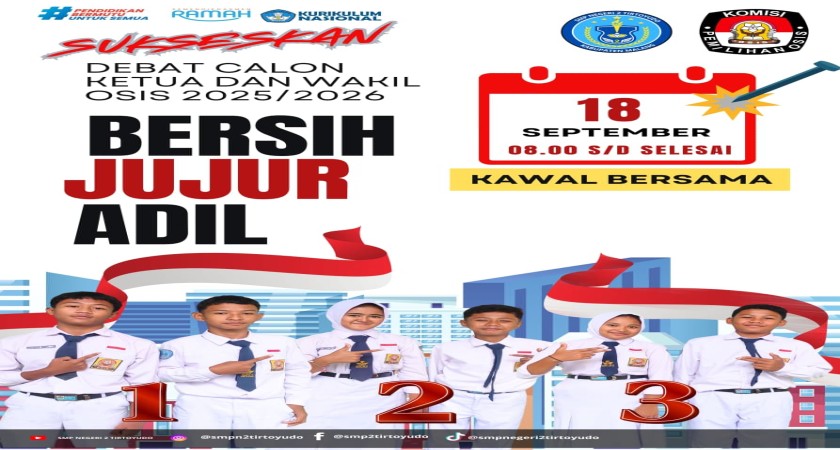 DEBAT CALON KETUA DAN WAKIL OSIS 2025/2026